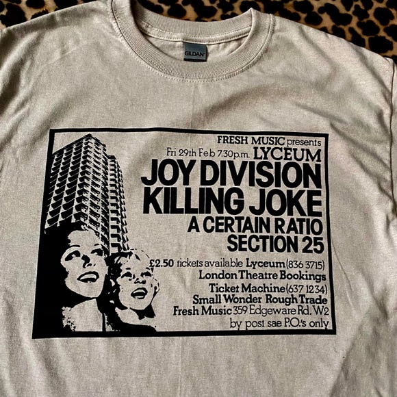 Joy Division Vintage Flyer Tee - Picture 3 of 3